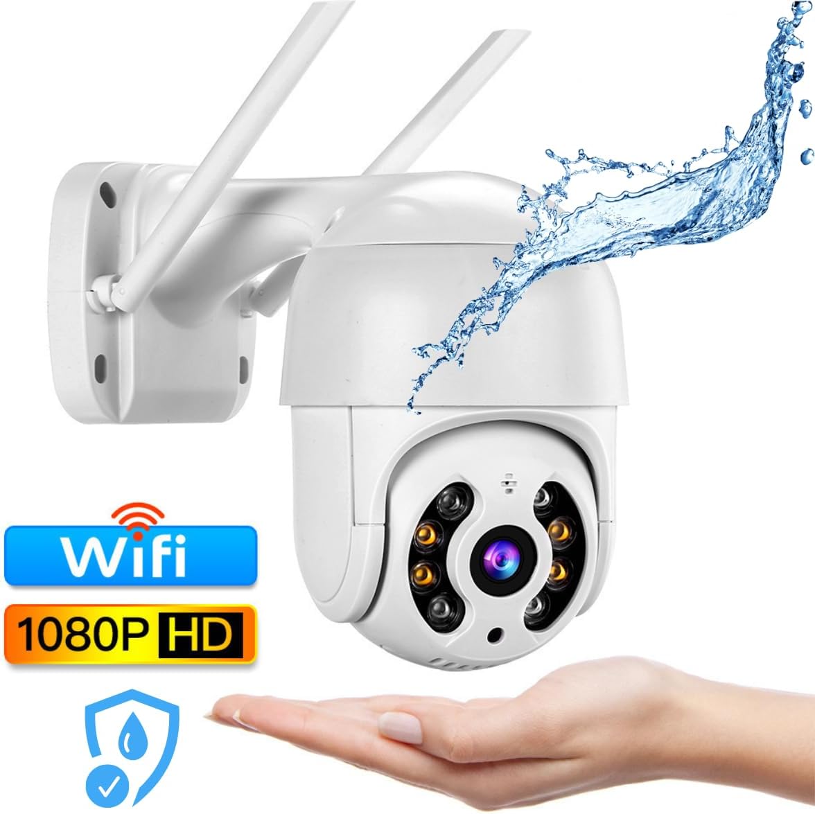 Camara Ip Wifi Exterior 1080p Infrarrojo